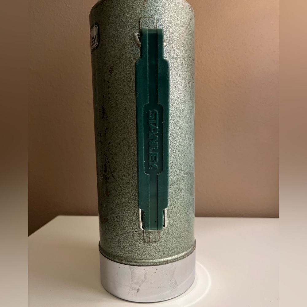 Vintage Stanley Green Thermos Aladdin Half Gallon / 2 Qt. No. RH94 - Picture 6 of 16